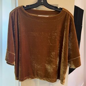Cupcakes & Cashmere Velvet Top, size small